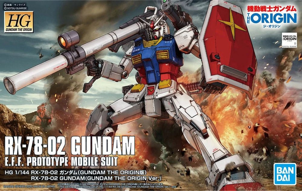 Bandai Hobby HGGTO #26 1/144 RX-78-02 GUNDAM (GUNDAM THE ORIGIN Ver.)(2020)