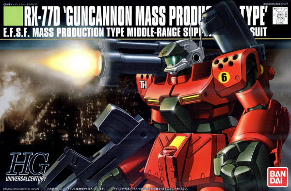 Bandai Hobby HGUC #044 GUNCANNON MASS PRODUCTION TYPE(2004)    1/144