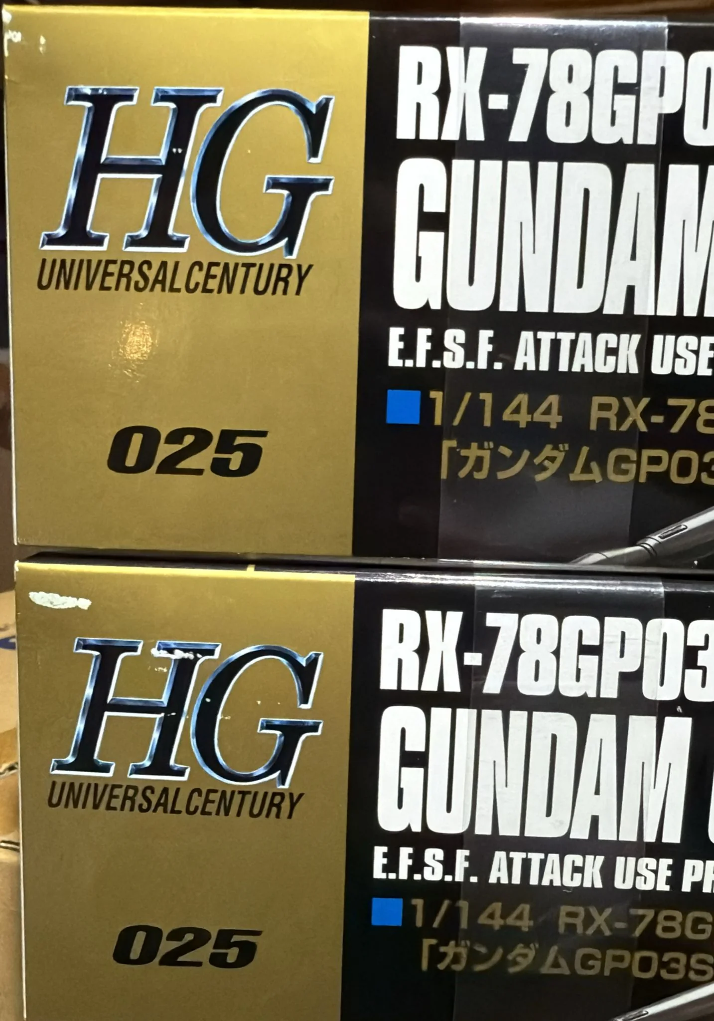 Bandai Hobby HGUC #25 GP03S Gundam(2001) (Slightly Damaged Box, runner perfect condition)    1/144