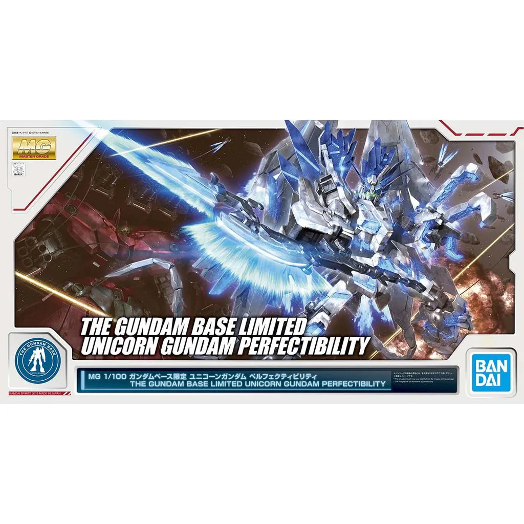 Bandai Hobby MG The Gundam base Limited Unicorn Gundam Perfectibility) 1/100