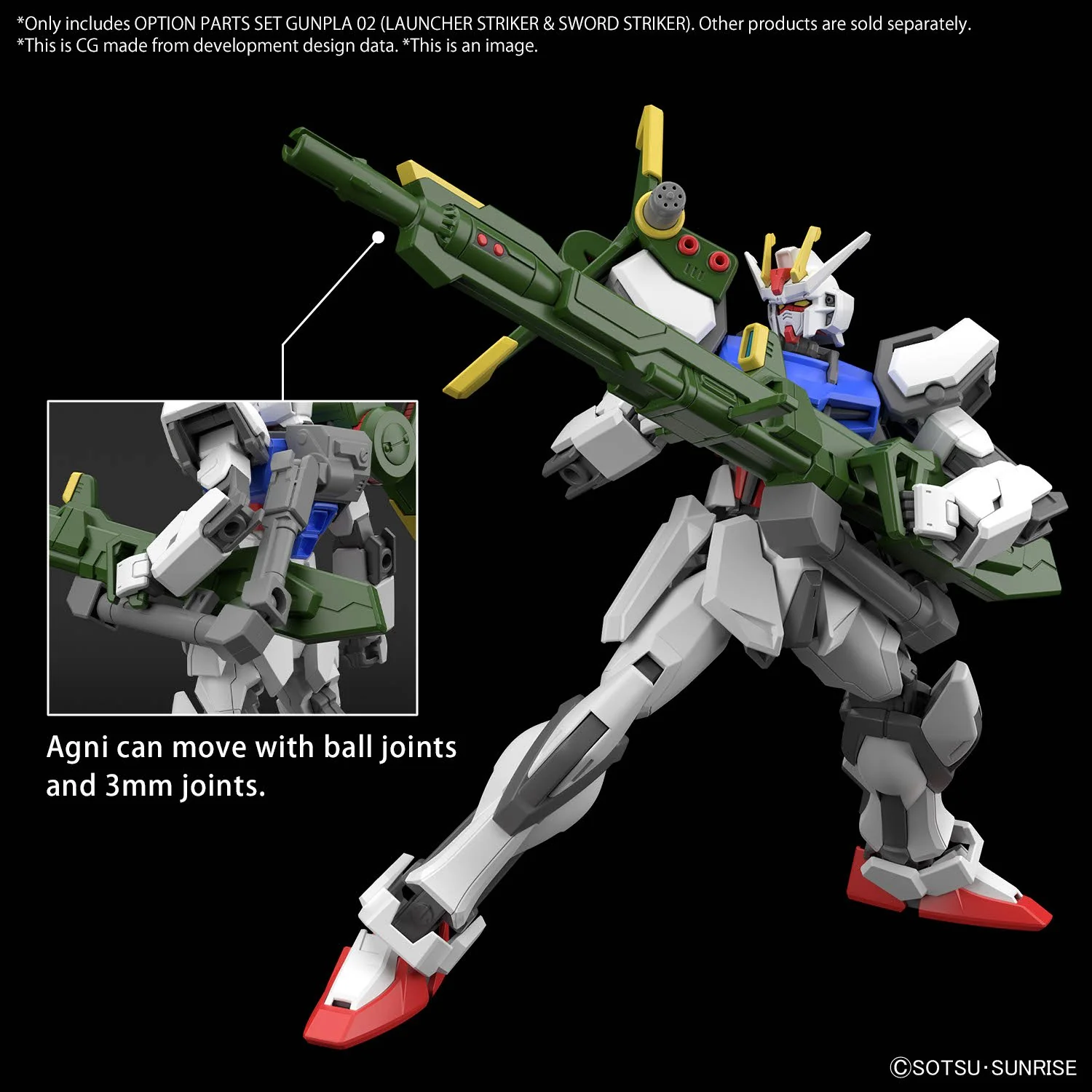 Bandai Hobby OPTION PARTS SET GUNPLA 02 (LAUNCHER STRIKER & SWORD STRIKER)(2024) - Image 8