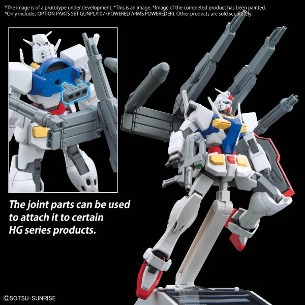 Bandai Hobby OPTION PARTS SET GUNPLA 07 (POWERED ARMS POWEREDER)(2024) - Image 6