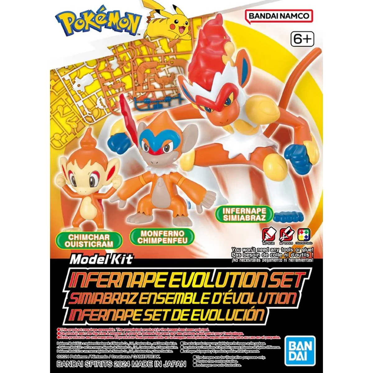Pokémon Model Kit INFERNAPE EVOLUTION SET