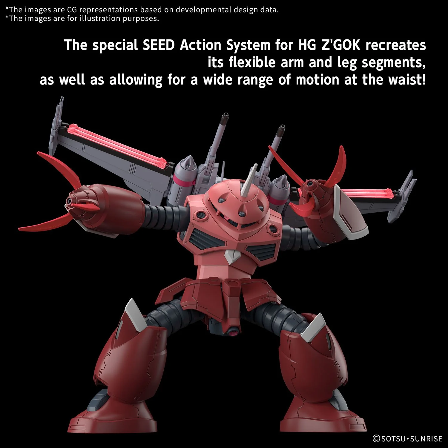 HGCE #260 1/144 Z’GOK (SEED FREEDOM Ver.) - Image 8