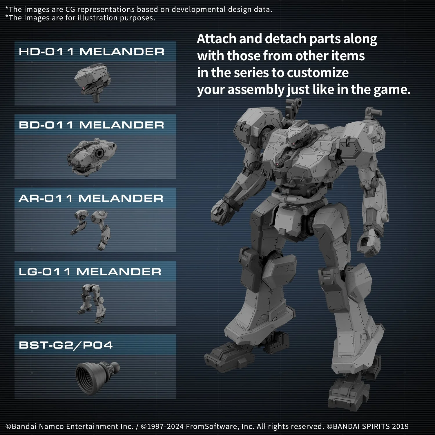 30MM ARMORED CORE Ⅵ FIRES OF RUBICON BALAM INDUSTRIES BD-011 MELANDER(2025) - Image 11