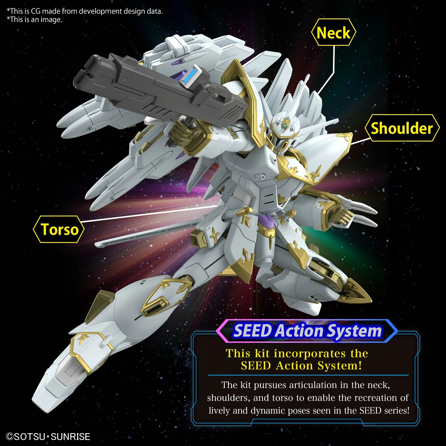 Bandai Hobby HGCE #257 1/144 BLACK KNIGHT SQUAD Cal-re.A(2024) - Image 13