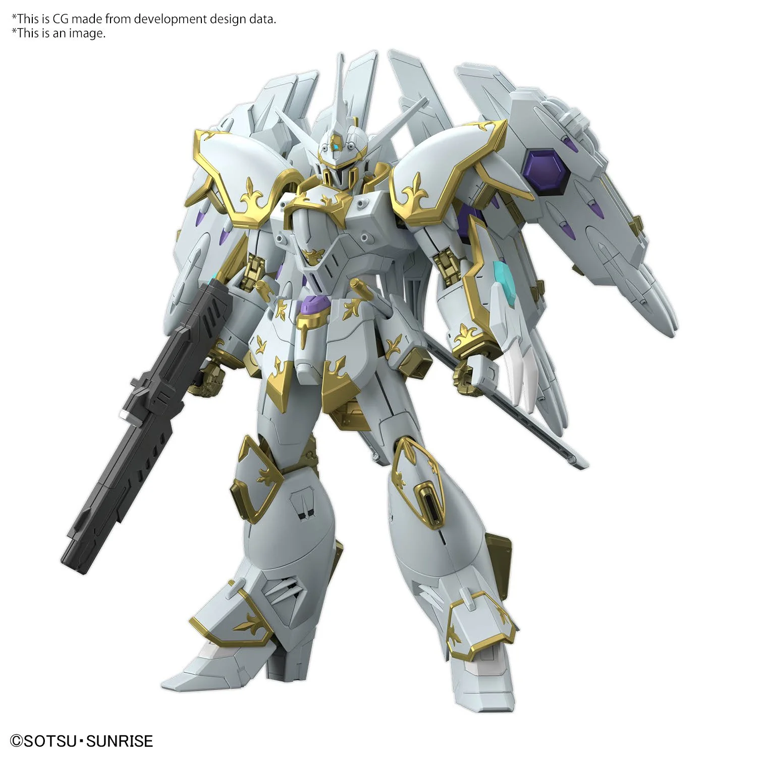 Bandai Hobby HGCE #257 1/144 BLACK KNIGHT SQUAD Cal-re.A(2024) - Image 4