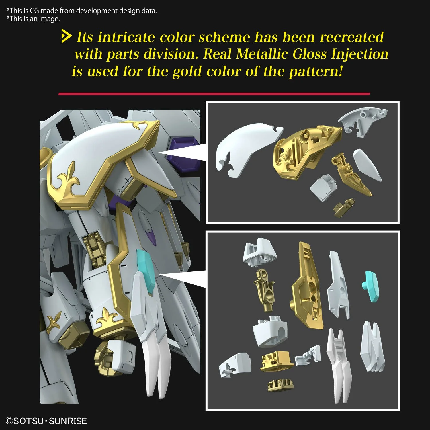 Bandai Hobby HGCE #257 1/144 BLACK KNIGHT SQUAD Cal-re.A(2024) - Image 7