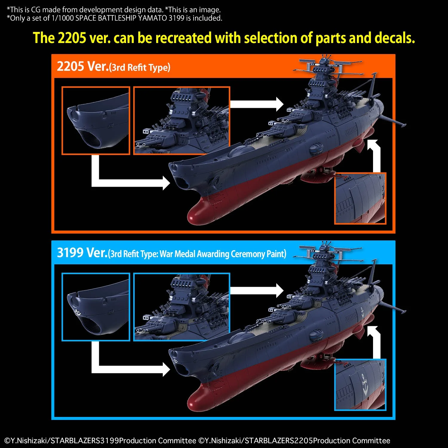 1/1000 SPACE BATTLESHIP YAMATO 3199(2024) - Image 7