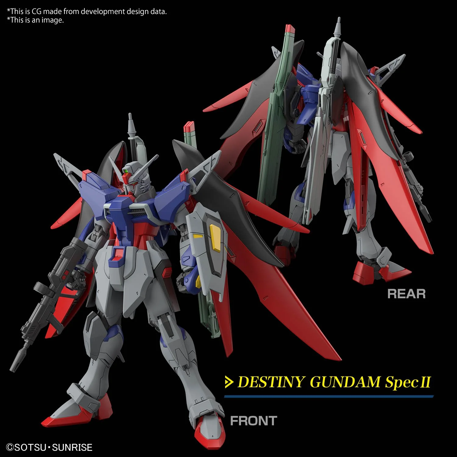 Bandai Hobby HGCE #258 1/144 DESTINY GUNDAM SpecⅡ & ZEUS SILHOUETTE(2024) - Image 12