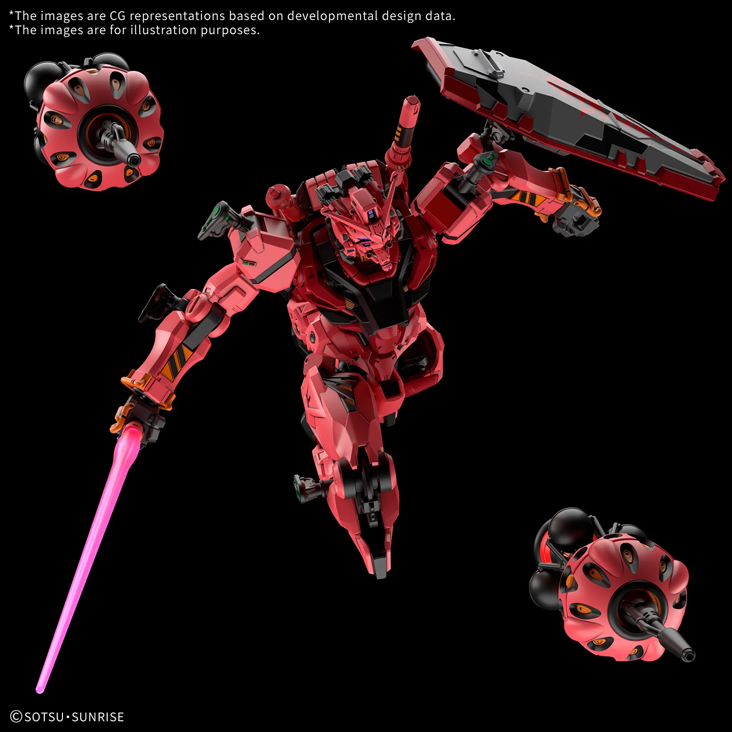 Bandai Hobby HGGQX 04 1/144 RED GUNDAM (2025) - Image 9