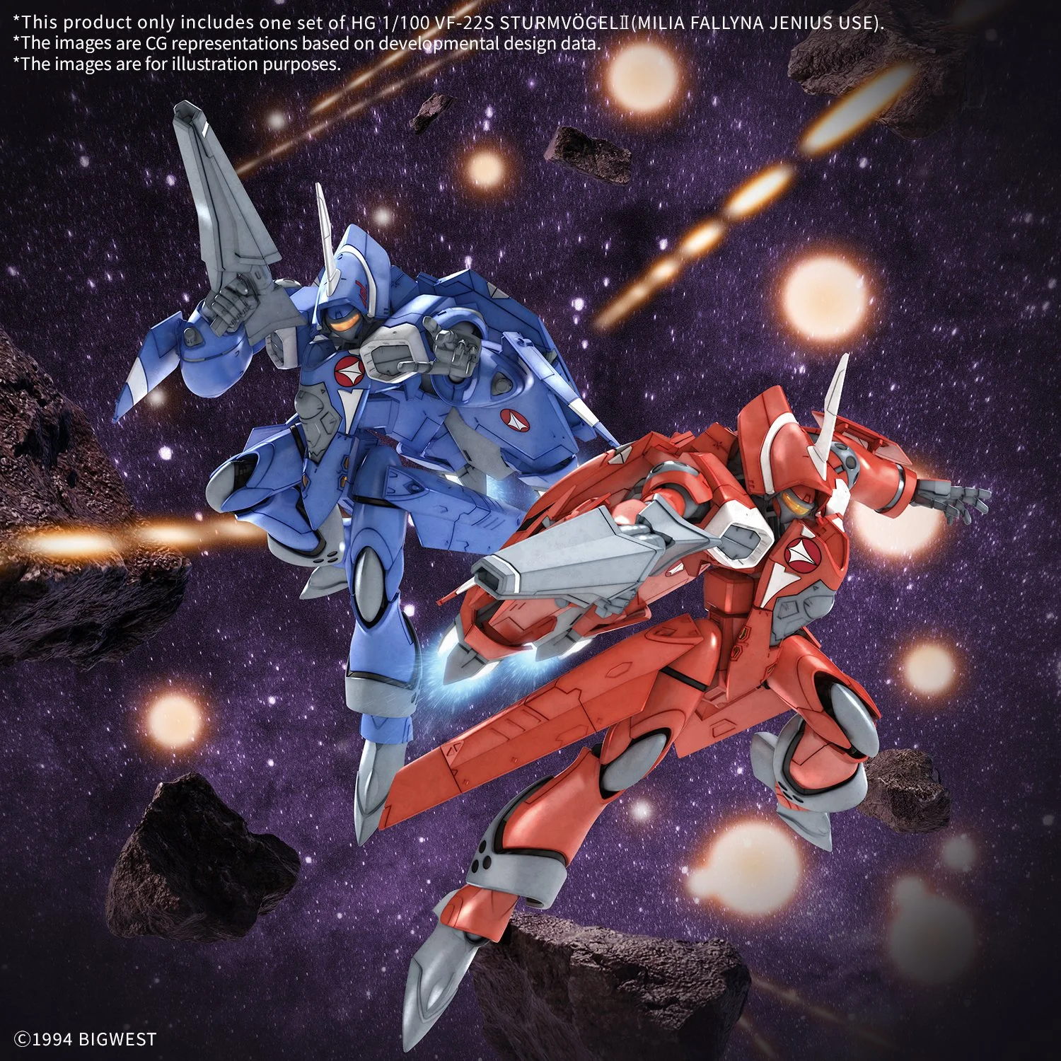 HG 1/100 VF-22S STURMVOGEL Ⅱ MILIA FARINA JENIUS USE(2025) - Image 7