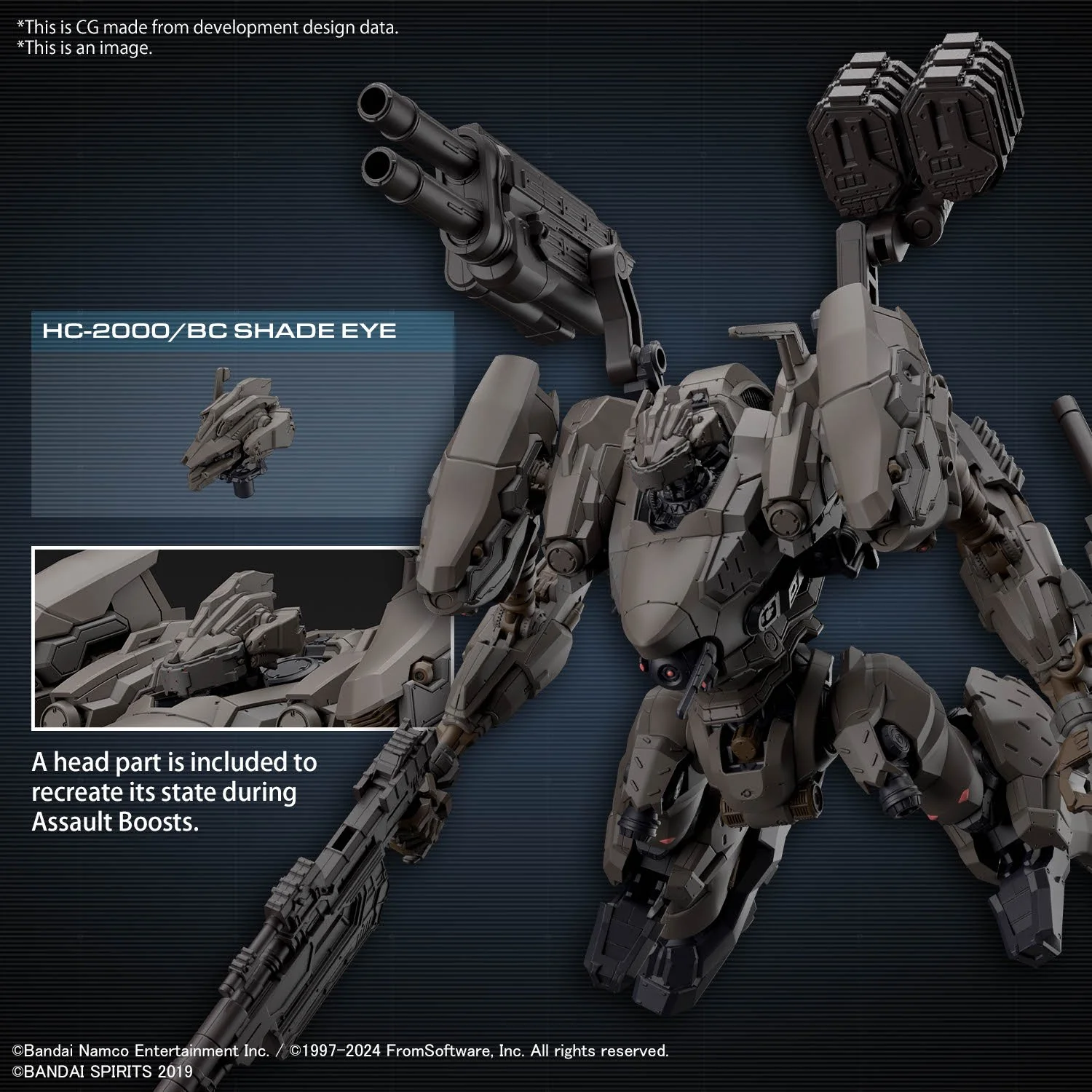 30MM ARMORED CORE Ⅵ FIRES OF RUBICON RaD CC-2000 ORBITER NIGHTFALL (2024) - Image 20