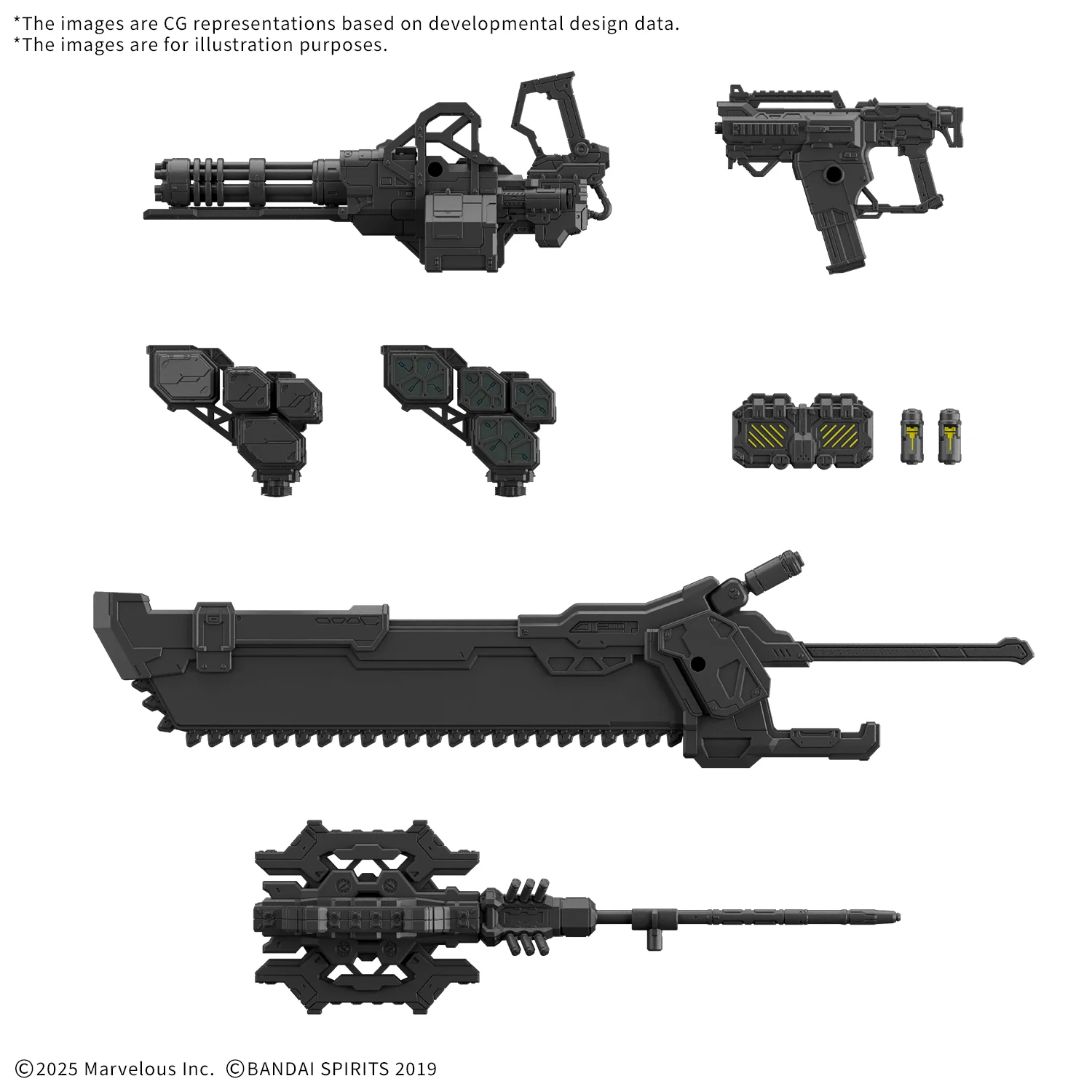 (Pre-Order Closed) ETA Oct-Nov 30MM OPTION PARTS SET DAEMON X MACHINA TS WEAPON SET 01