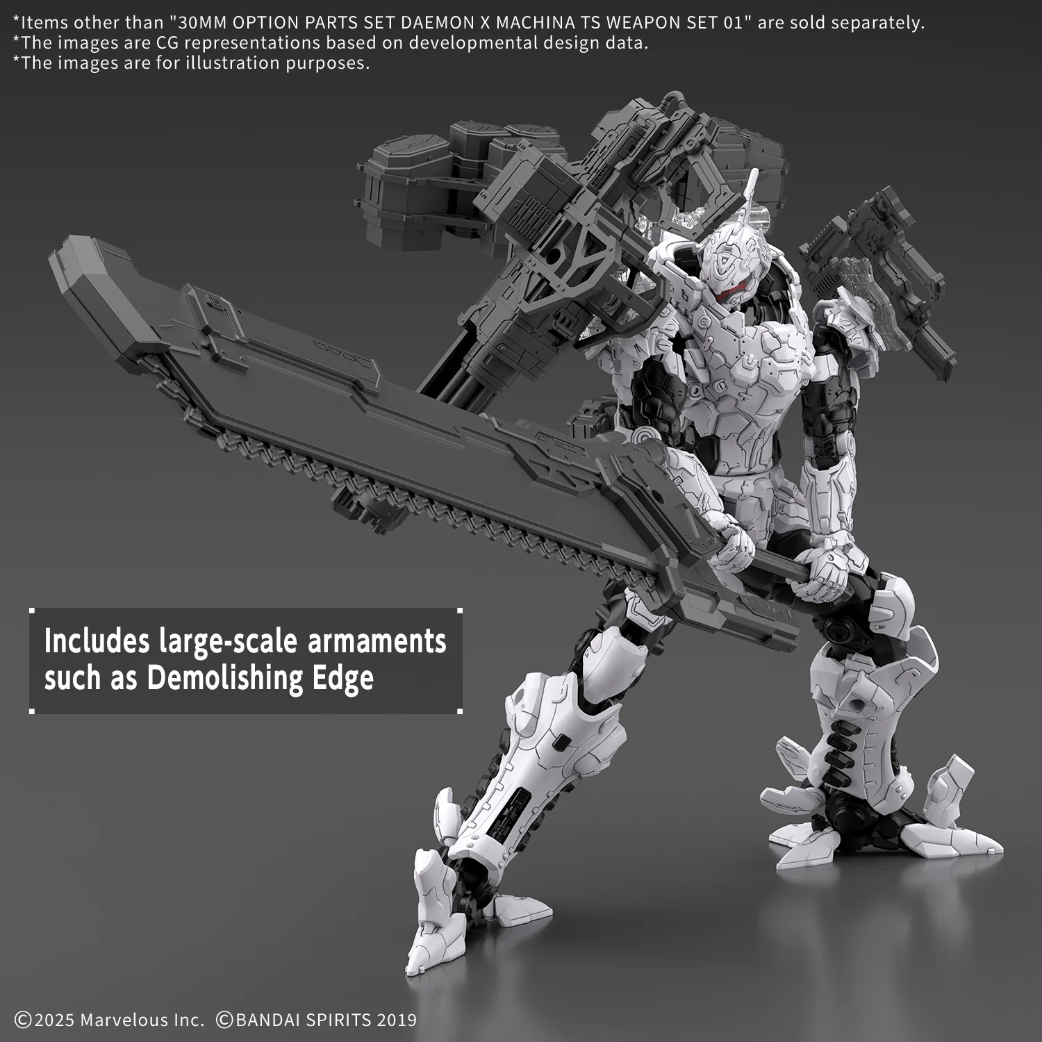 (Pre-Order Closed) ETA Oct-Nov 30MM OPTION PARTS SET DAEMON X MACHINA TS WEAPON SET 01 - Image 3