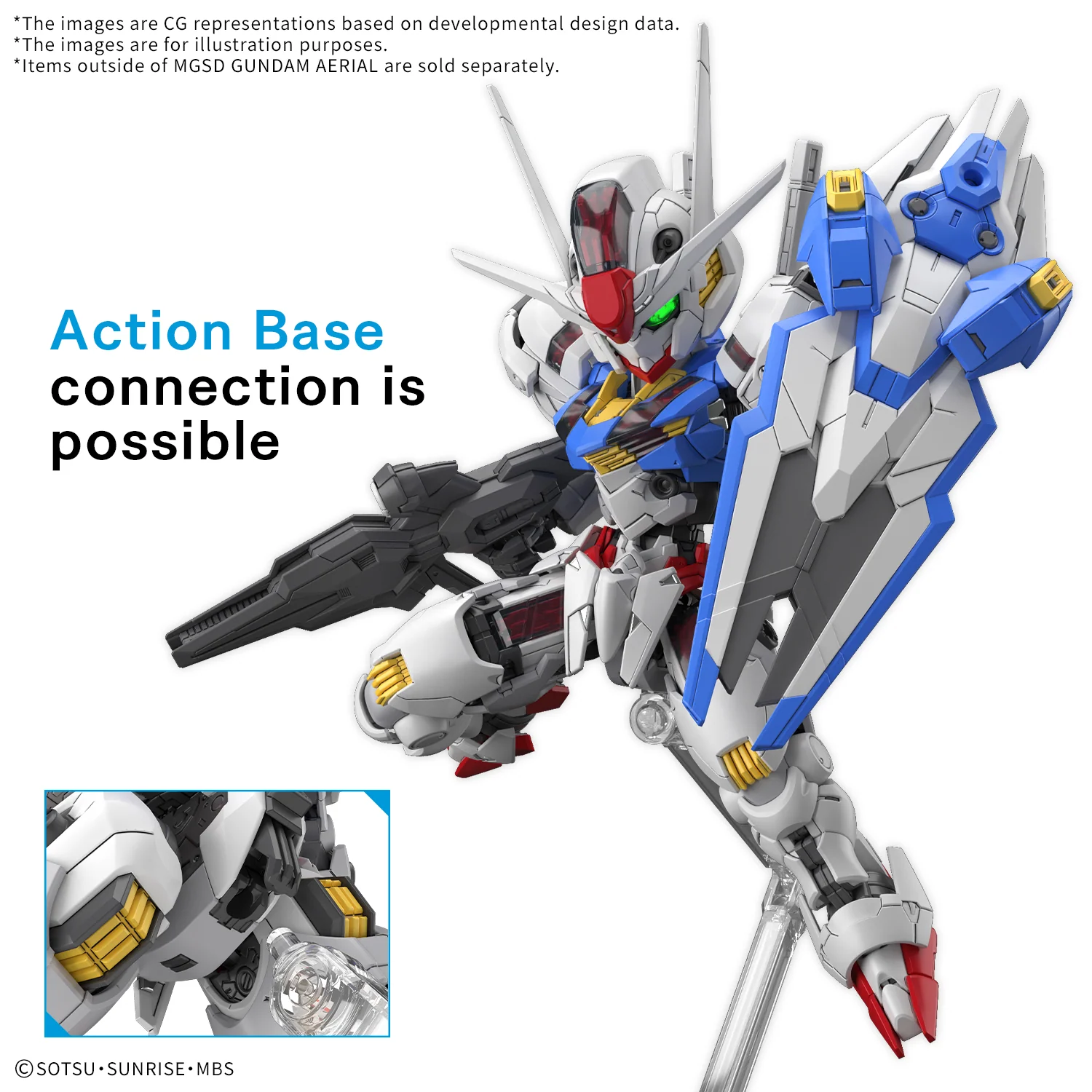 Bandai Hobby Master Grade MGSD GUNDAM AERIAL(2025) - Image 20