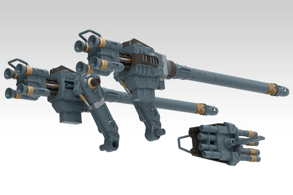 (Pre-Order CLOSED)  ETA Q1 2026 - ZOIDS KOTOBUKIYA CUSTOMIZE PARTS GOJULAS CANNON SET - Image 4