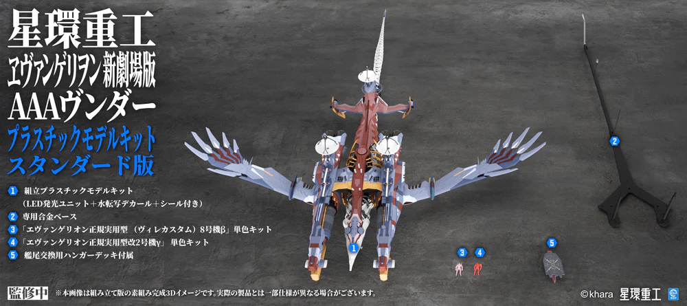 (Pre-Order CLOSED) ETA Q1 2027 - KOTOBUKIYA Evangelion Ultra Scale AAA Wunder (Standard Plastic Model Kit Ver.) - Image 7