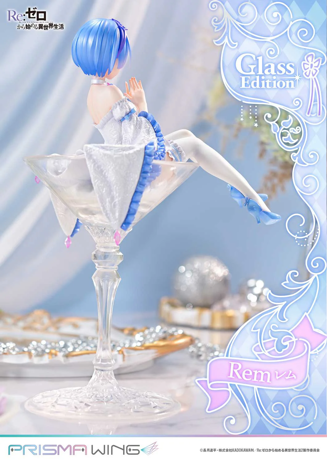 (Pre-Order CLOSED)  ETA Q2 2025 - Prime 1 Studio PRISMA WING Re:ZERO -Starting Life in Another World- Rem Glass Edition 1/7 Scale Pre-Painted Figure - Image 15
