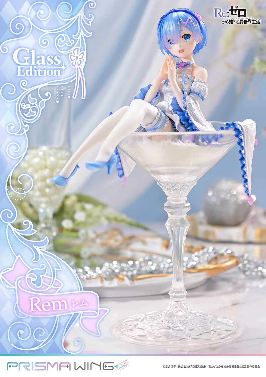 (Pre-Order CLOSED)  ETA Q2 2025 - Prime 1 Studio PRISMA WING Re:ZERO -Starting Life in Another World- Rem Glass Edition 1/7 Scale Pre-Painted Figure - Image 17