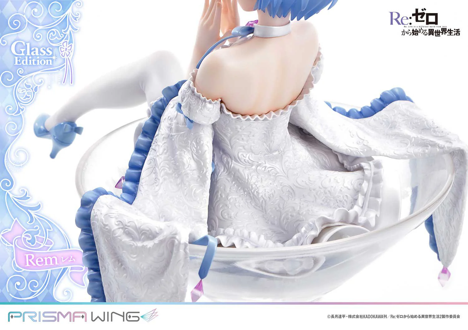 (Pre-Order CLOSED)  ETA Q2 2025 - Prime 1 Studio PRISMA WING Re:ZERO -Starting Life in Another World- Rem Glass Edition 1/7 Scale Pre-Painted Figure - Image 23