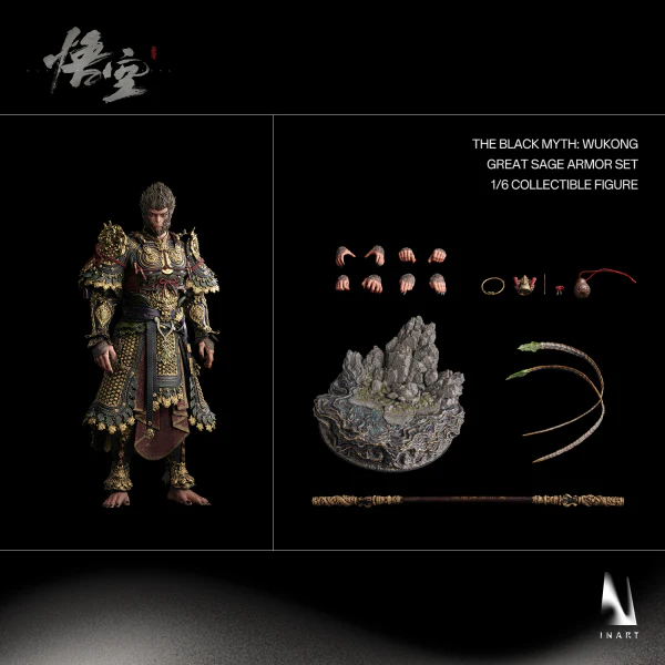 (Pre-Order Closed)  ETA Q2 2026 Queen Studios The Black Myth: Wukong Great Sage Armor Set Sixth Scale Collectible Figure - Image 22