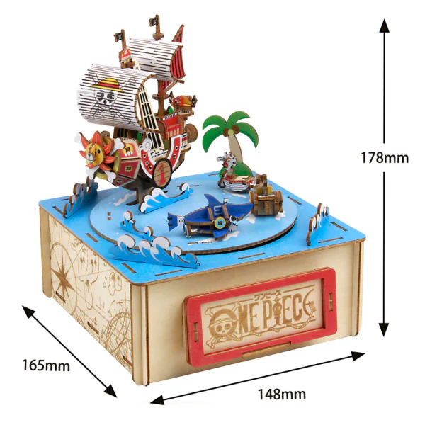 ki-gu-mi ONE PIECE Straw Hat Crew with Music Box - Image 4