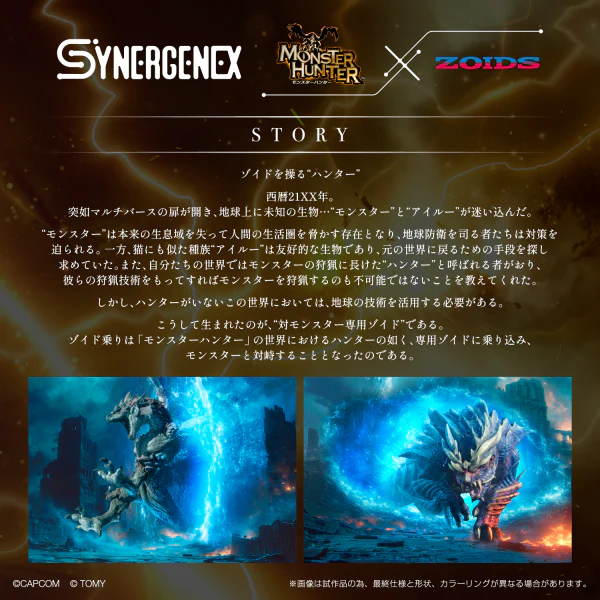 (Pre-Order CLOSED)  ETA Q4 2025 - ZOIDS - Monster Hunter X Zoids Knuckle Kong Rajang - Image 6