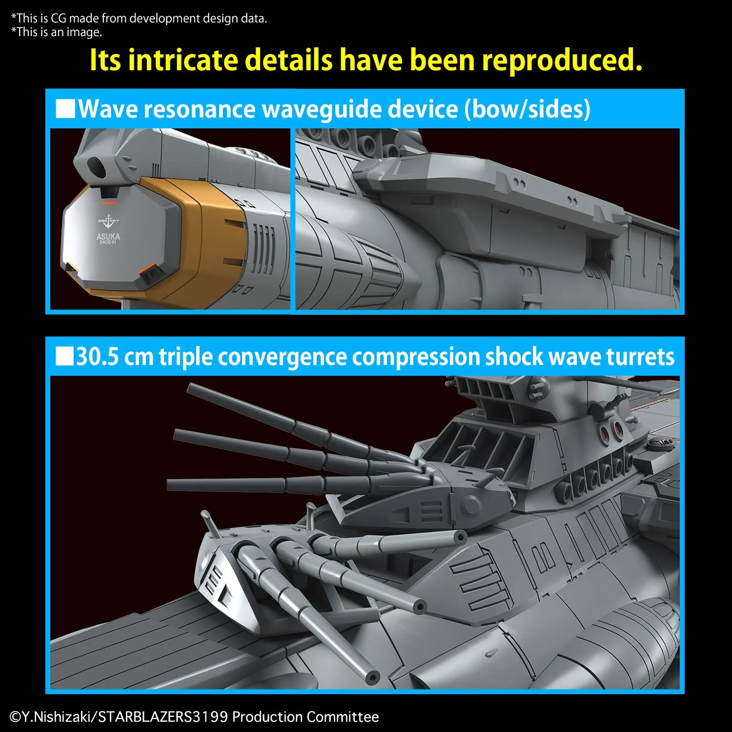 1/1000 EFCF Asuka Class Fast Combat Support Tender/Amphibious Assault Ship DX - Image 3