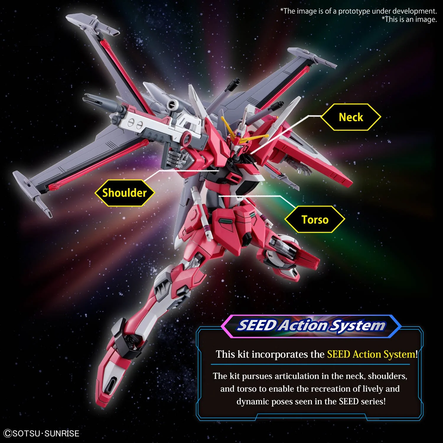 Bandai Hobby HG #251 INFINITE JUSTICE GUNDAM Type Ⅱ (2024)    1/144 - Image 8