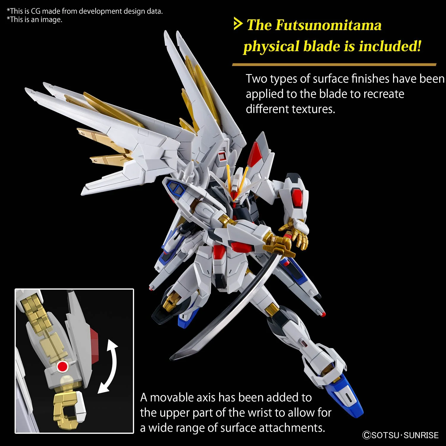 Bandai Hobby HGCE #250 1/144 MIGHTY STRIKE FREEDOM GUNDAM (2024) - Image 8