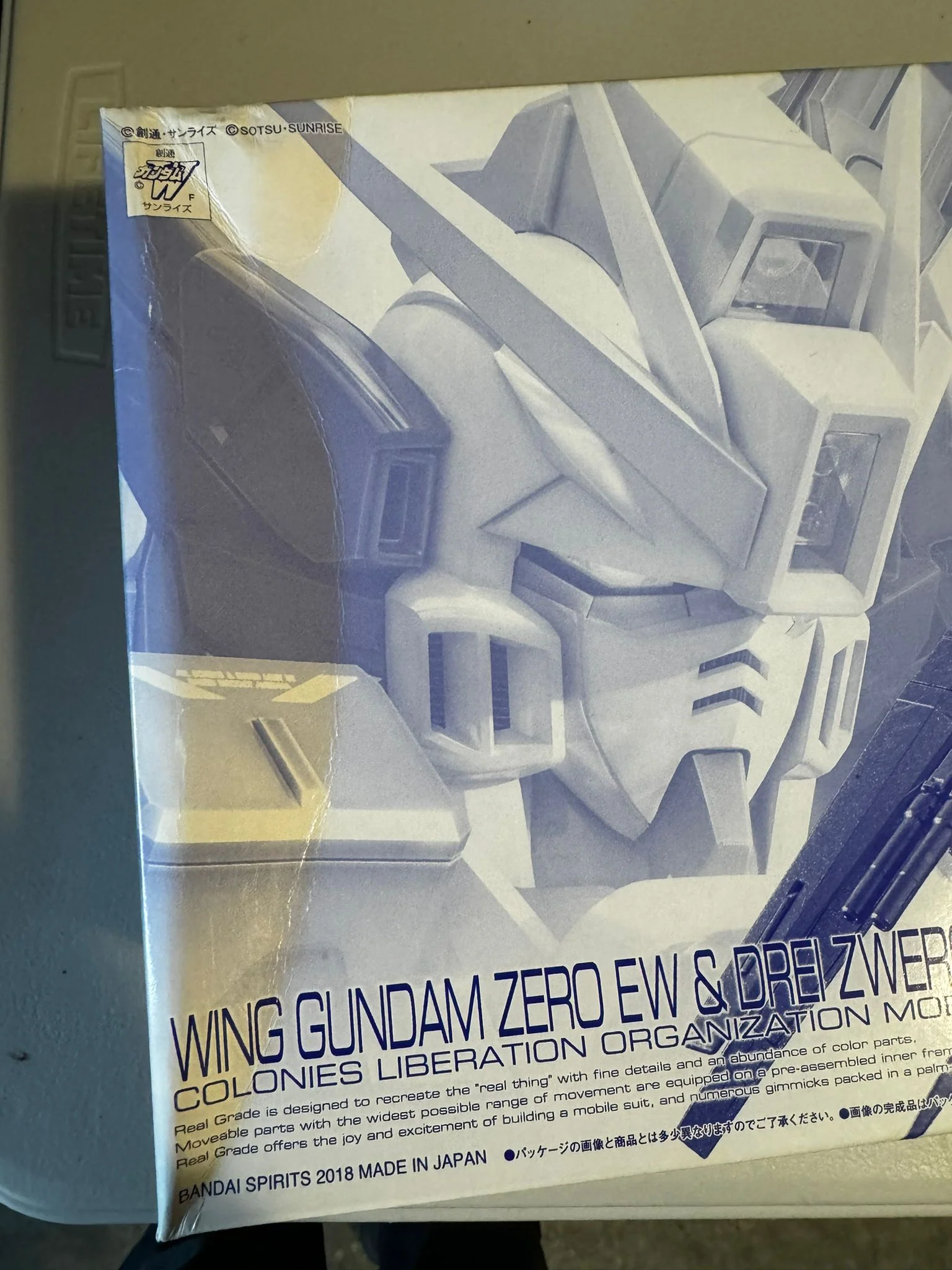 REAL GRADE (RG) 1/144 XXXG-00W0 WING GUNDAM ZERO EW & DREI ZWERG (TITANIUM FINISH) 1/144 - Image 6