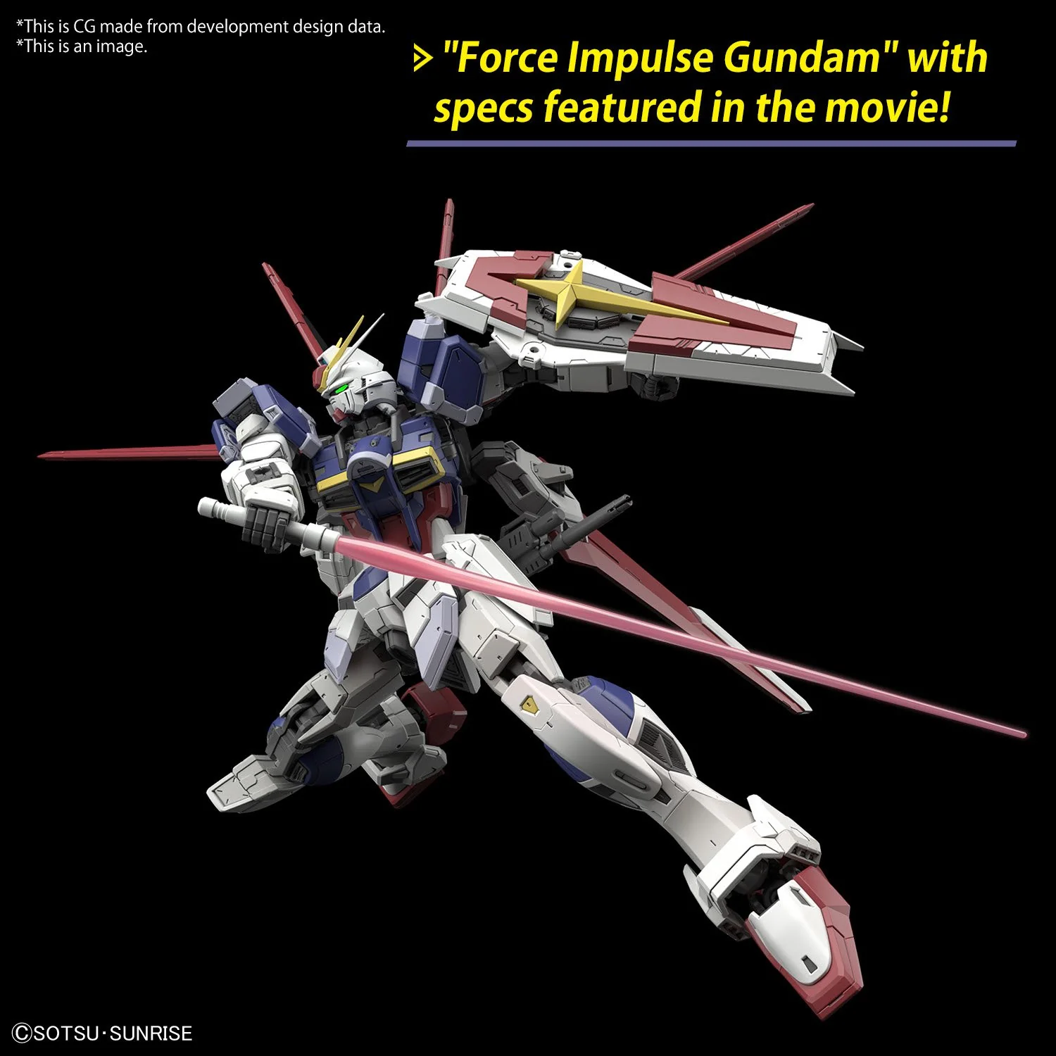 Bandai Hobby RG #39 1/144 FORCE IMPULSE GUNDAM Spec II (2024)  1/144 - Image 4