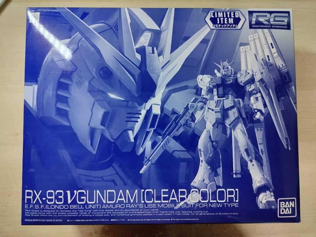 RG RX-93 v Gundam (Clear Color)  1/144
