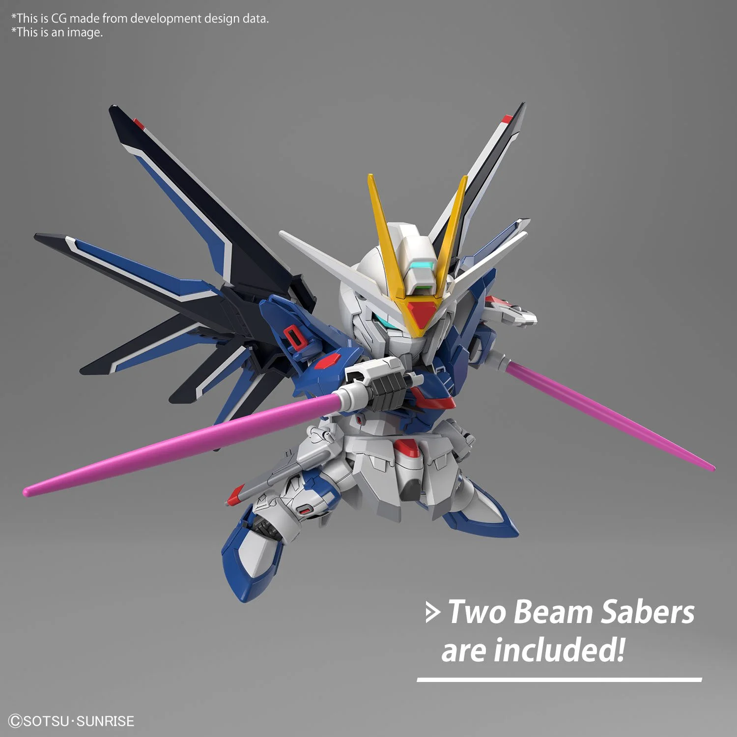 Bandai Hobby SD GUNDAM EX-STANDARD RISING FREEDOM GUNDAM - Image 3