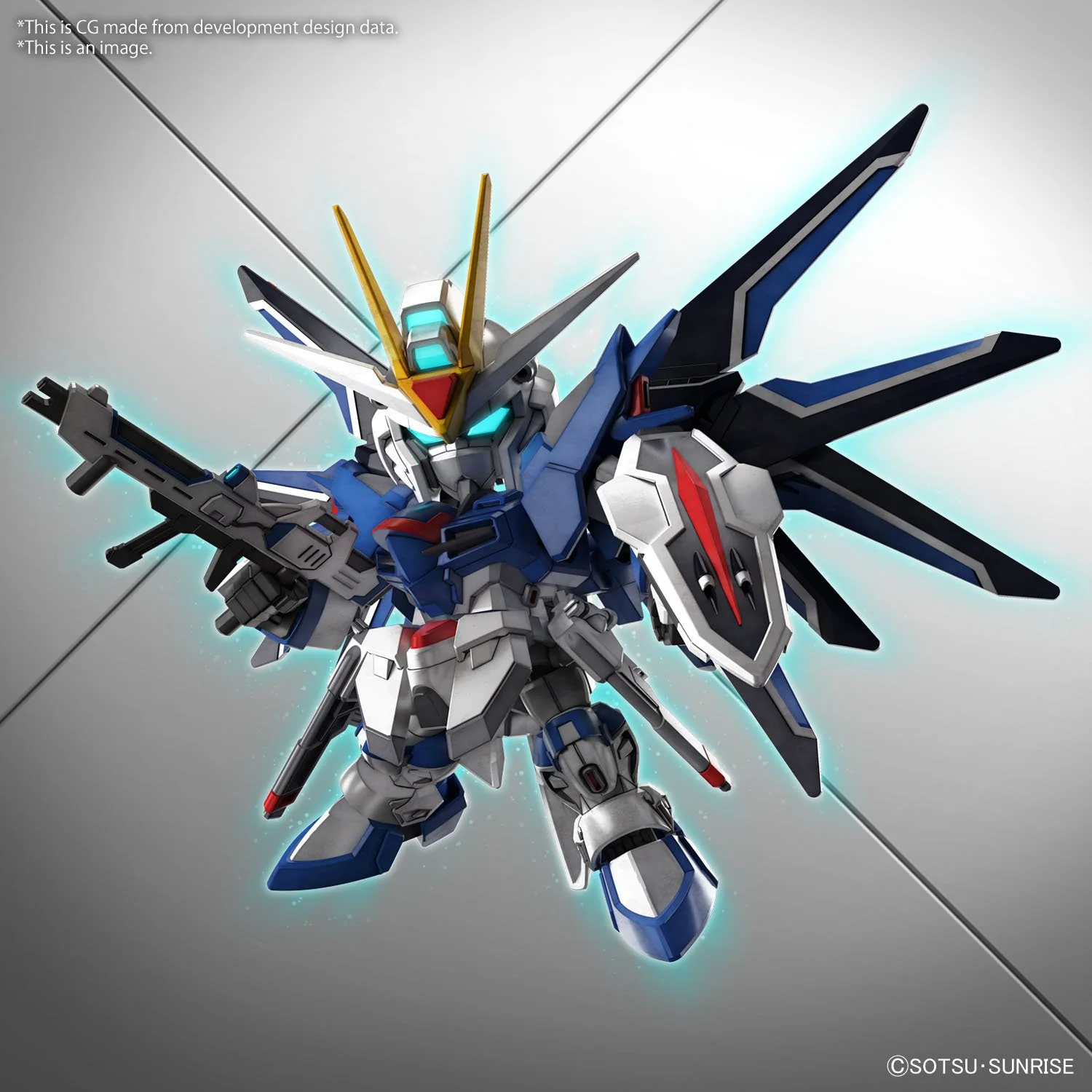 Bandai Hobby SD GUNDAM EX-STANDARD RISING FREEDOM GUNDAM - Image 6