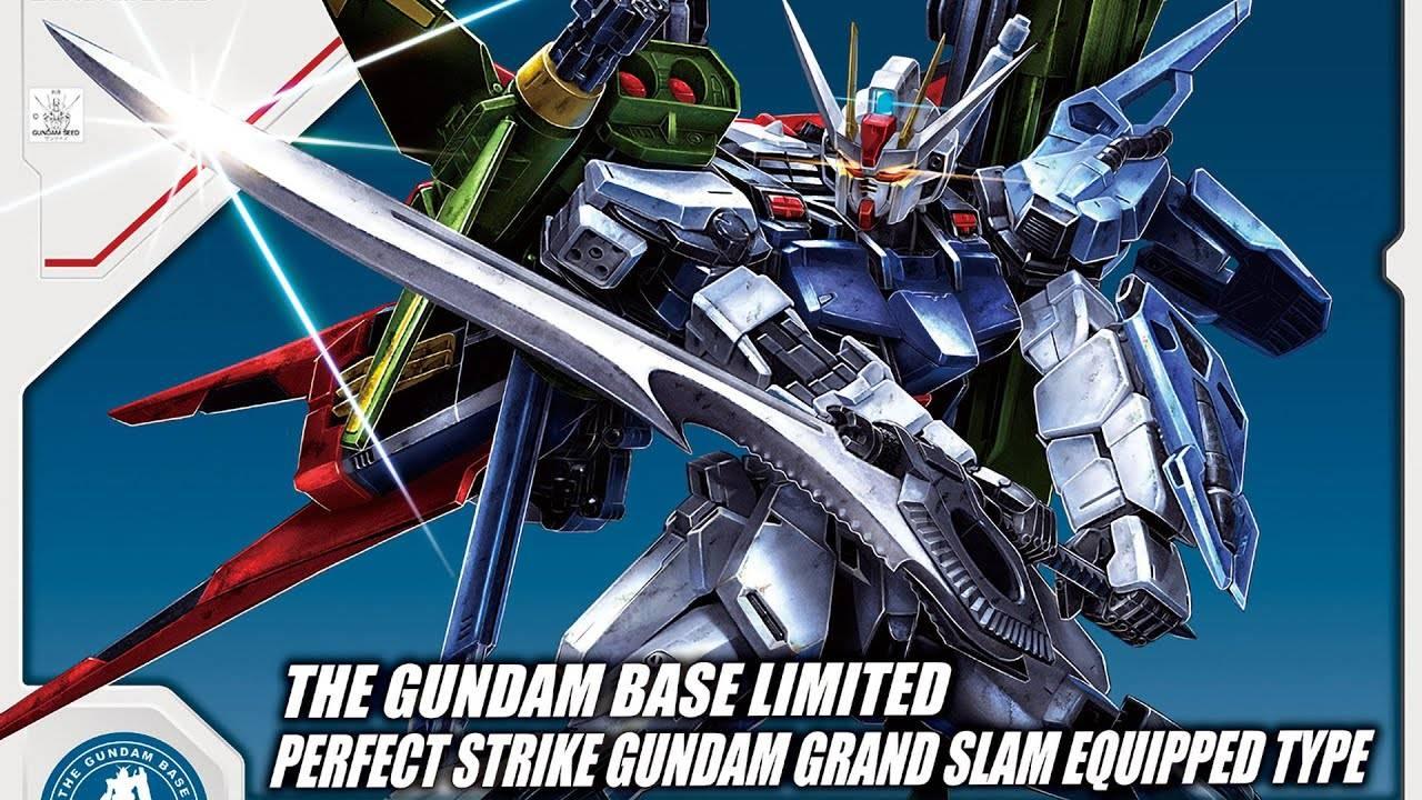 Bandai Hobby The Gundam Base Limited Perfect Strike Gundam Grand Slam Equipped Type 1/100
