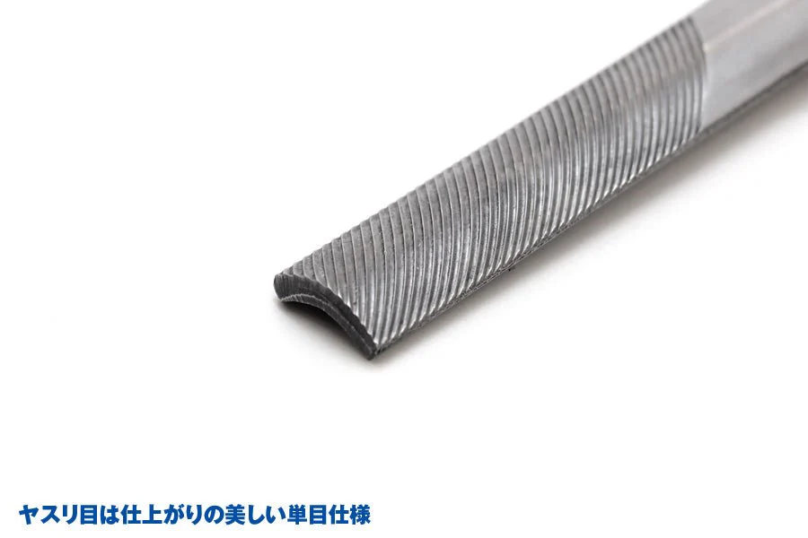 Wave HG FILE (SIDE SLIDING TYPE/ROUND) ROUGH - Course Semi-Round Directional Cutting File for Removing Edges, Cutting Pin Marks - Image 6
